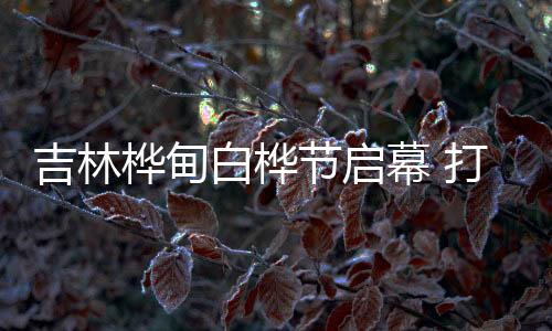 吉林桦甸白桦节启幕 打造“秋游”新体验